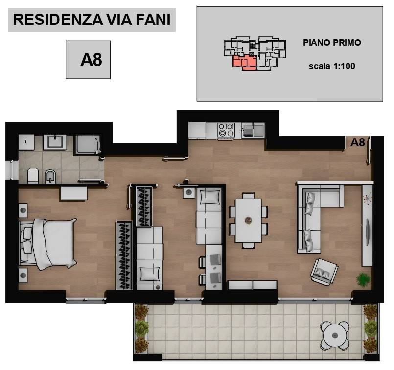 appartamento in vendita a Caronno Pertusella