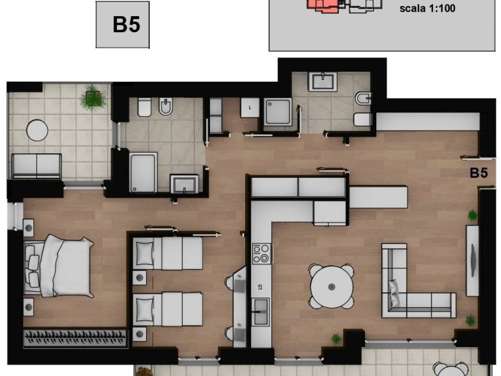 appartamento in vendita a Caronno Pertusella