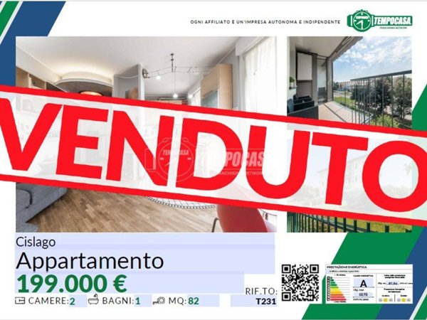 appartamento in vendita a Cislago in zona Massina