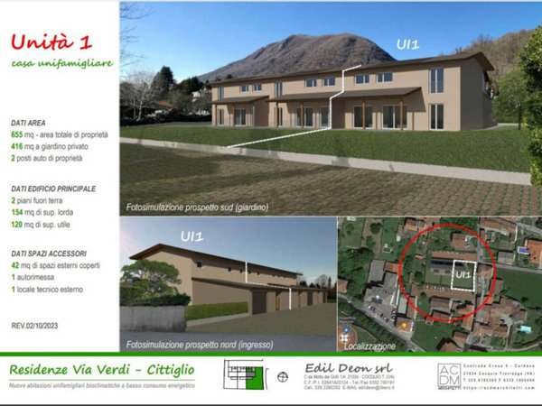 casa indipendente in vendita a Cittiglio