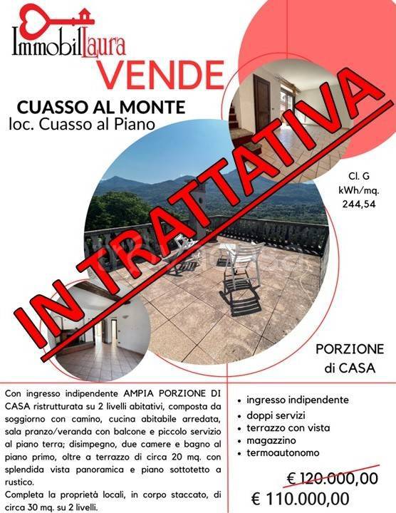 casa indipendente in vendita a Cuasso al Monte in zona Cuasso al Piano