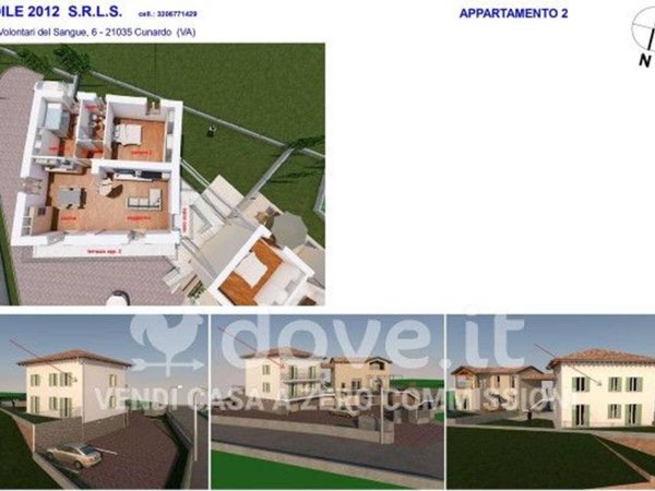 appartamento in vendita a Cunardo