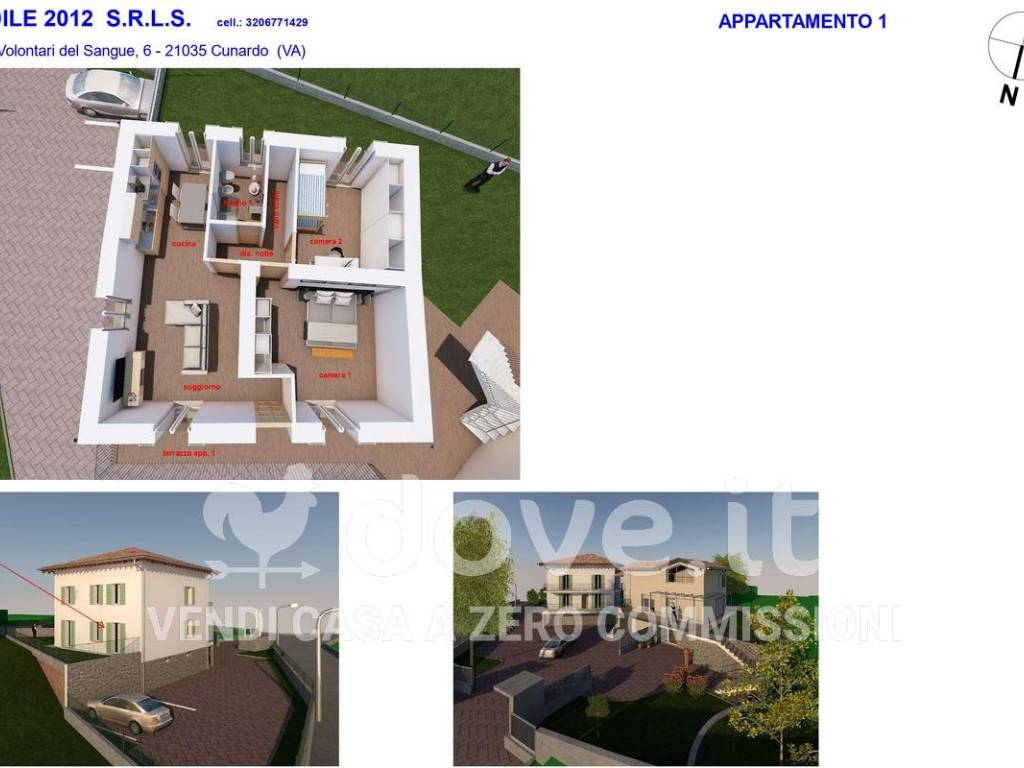 appartamento in vendita a Cunardo