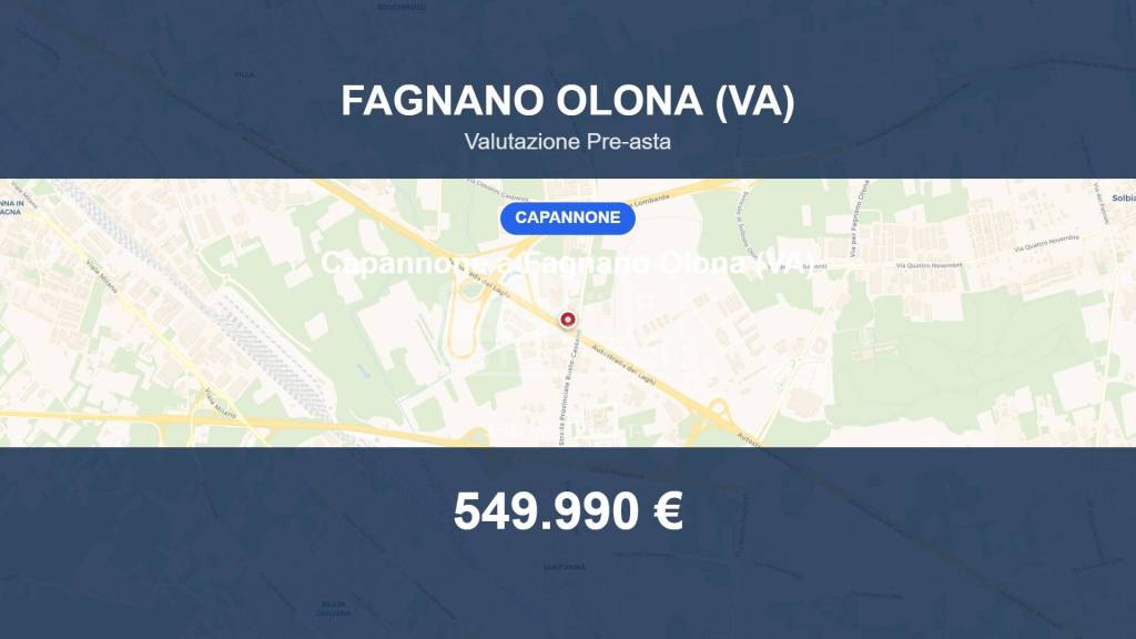 capannone in vendita a Fagnano Olona