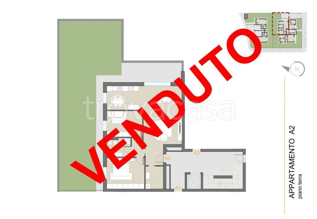 appartamento in vendita a Fagnano Olona