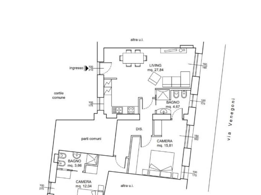 appartamento in vendita a Gallarate