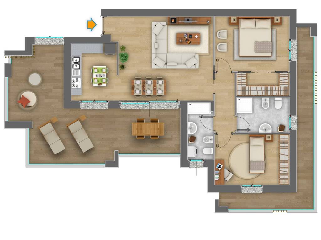 appartamento in vendita a Gallarate in zona Moriggia