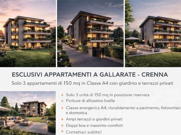appartamento in vendita a Gallarate in zona Crenna