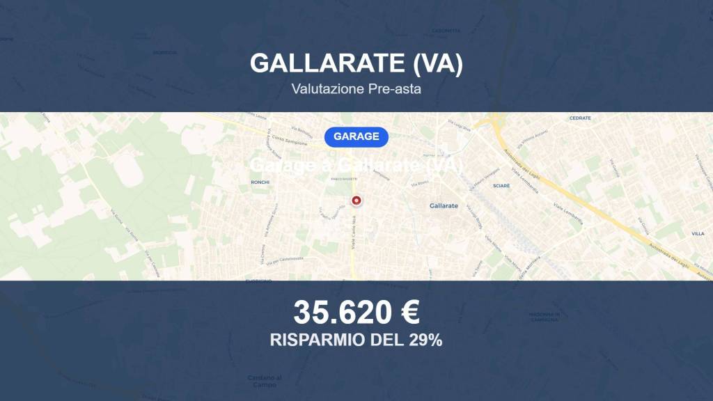 box auto in vendita a Gallarate in zona Cascinetta