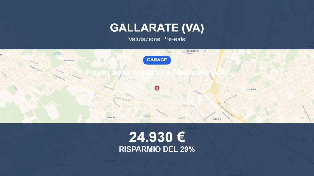 box auto in vendita a Gallarate in zona Cascinetta
