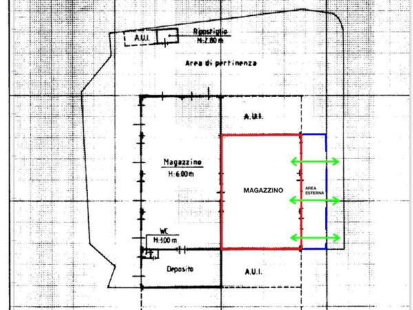 locale commerciale in vendita a Gemonio