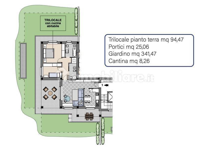appartamento in vendita a Gorla Minore