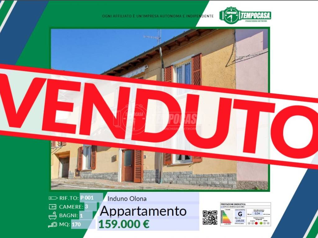 appartamento in vendita ad Induno Olona
