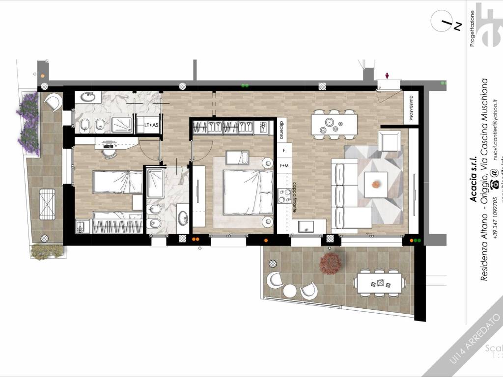 appartamento in vendita ad Origgio