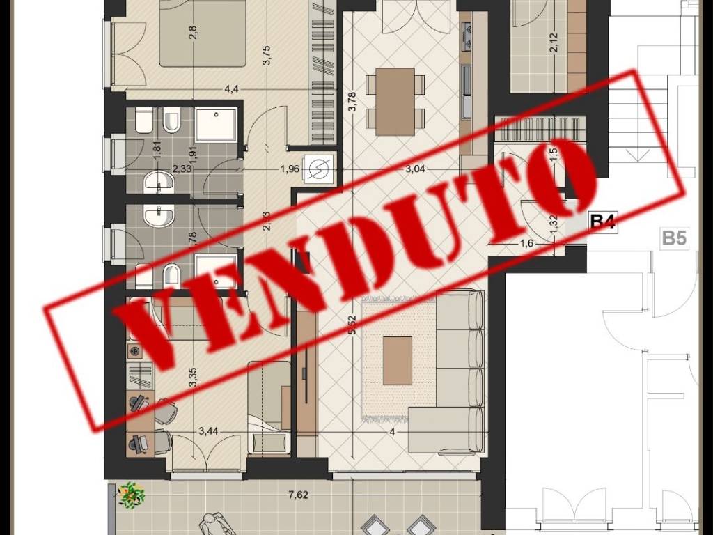 appartamento in vendita ad Origgio