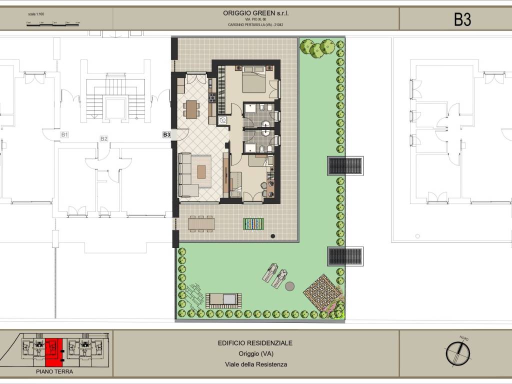 appartamento in vendita ad Origgio