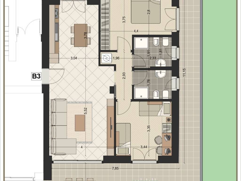 appartamento in vendita ad Origgio