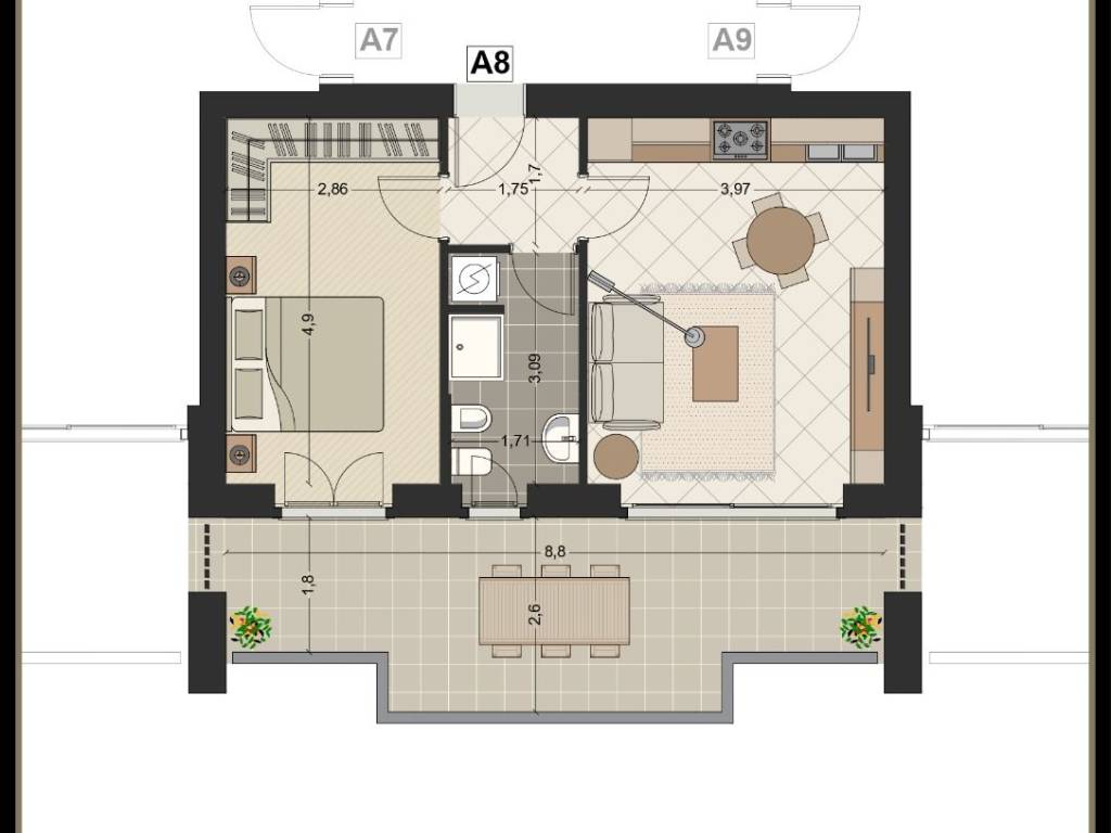 appartamento in vendita ad Origgio