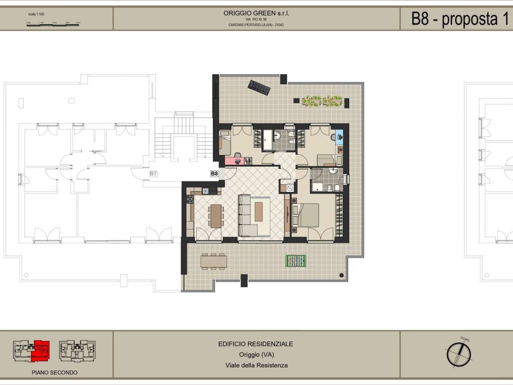 appartamento in vendita ad Origgio
