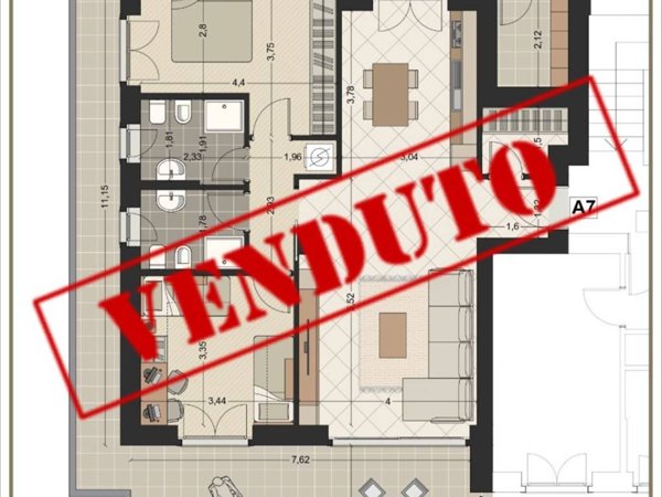 appartamento in vendita ad Origgio