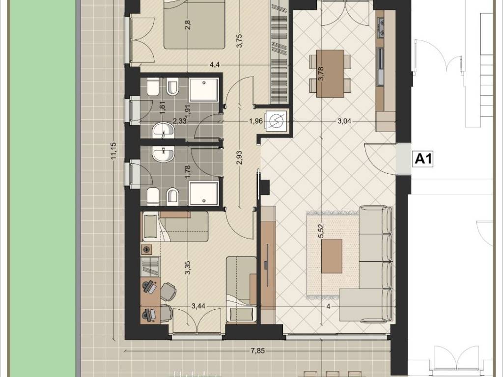 appartamento in vendita ad Origgio