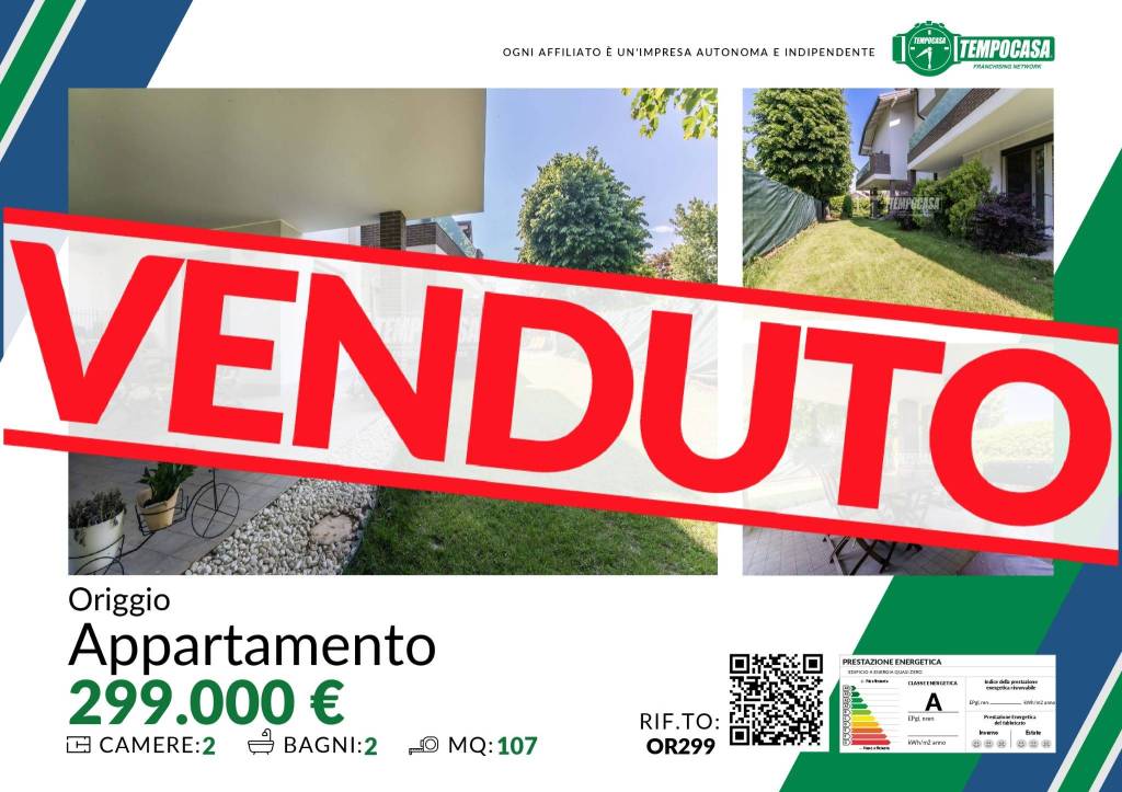 appartamento in vendita ad Origgio in zona Cascina Muschiona