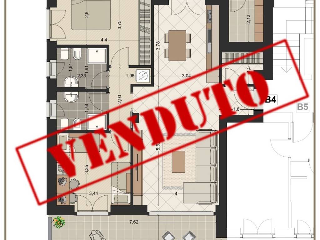 appartamento in vendita ad Origgio