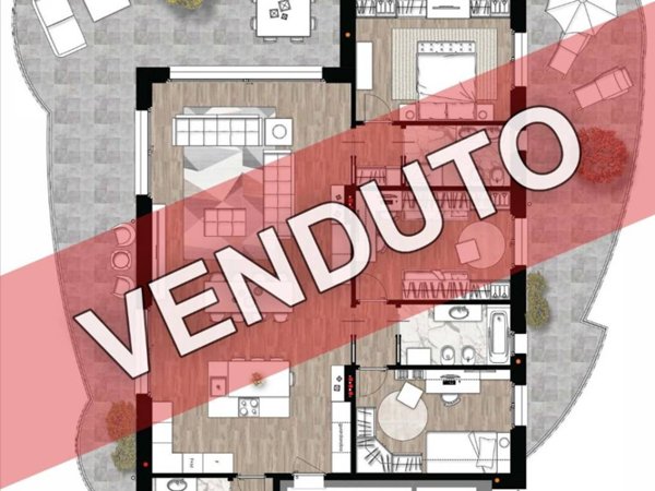 appartamento in vendita ad Origgio in zona Cascina Muschiona
