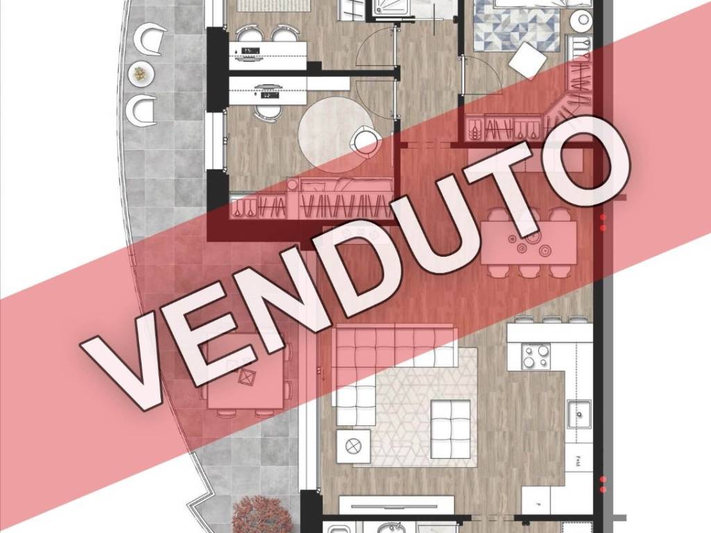 appartamento in vendita ad Origgio in zona Cascina Muschiona