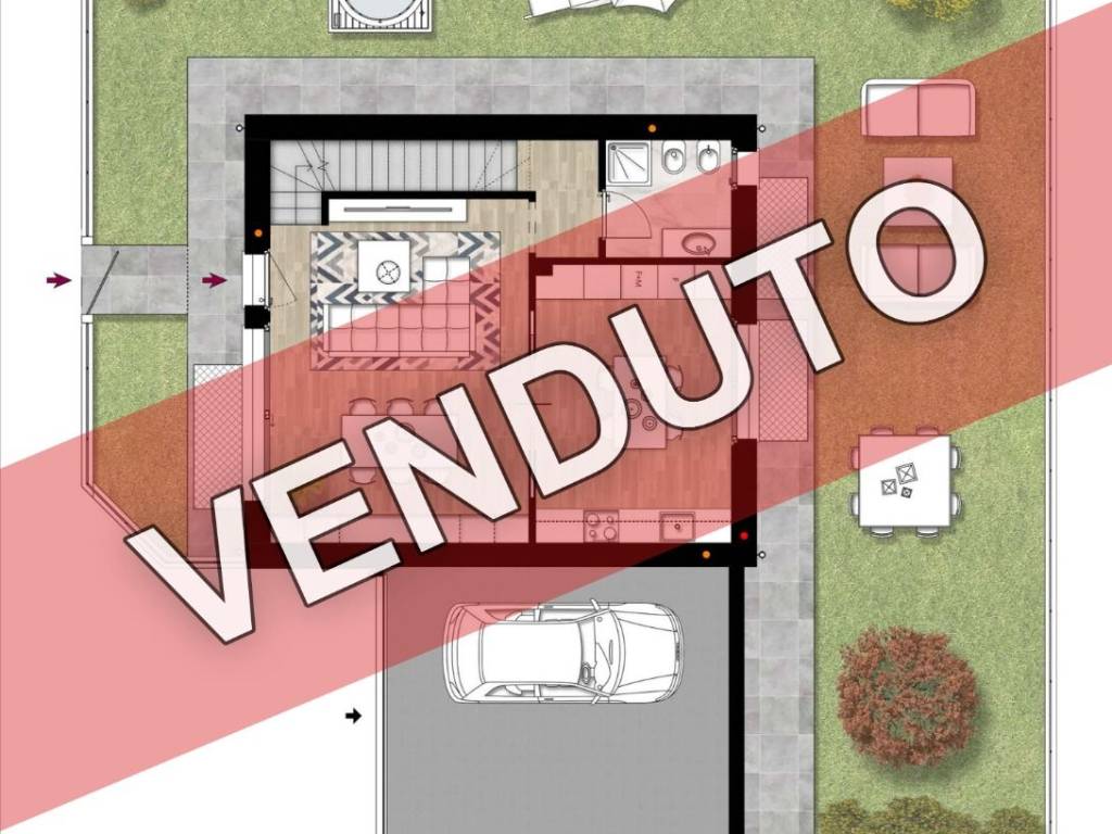 casa indipendente in vendita ad Origgio in zona Cascina Muschiona