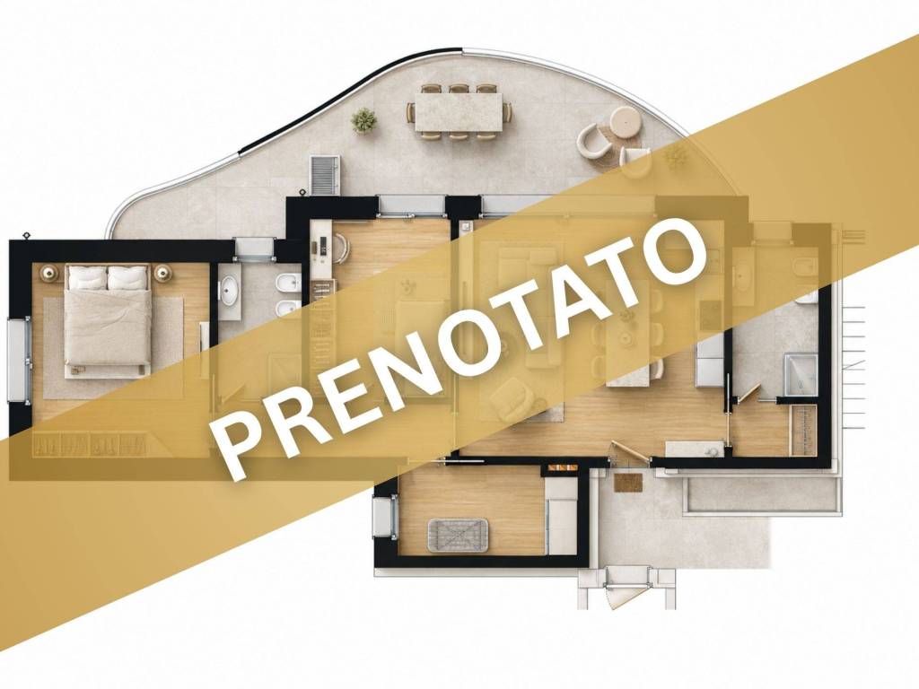 appartamento in vendita ad Origgio in zona Cascina Muschiona