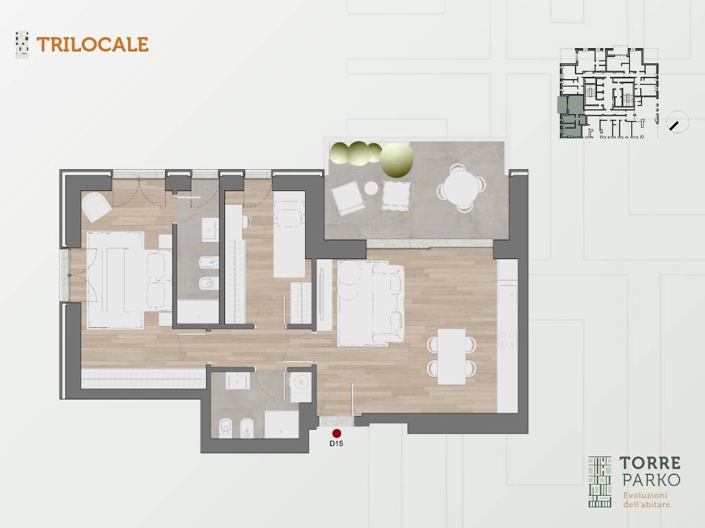 appartamento in vendita a Saronno