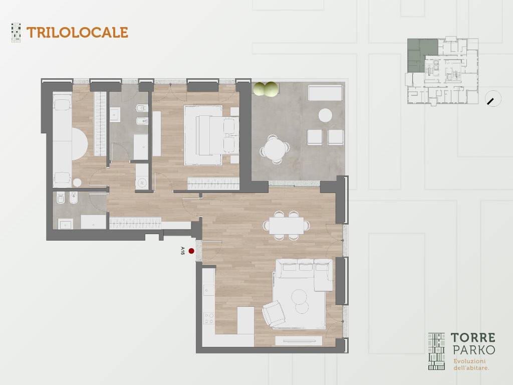 appartamento in vendita a Saronno