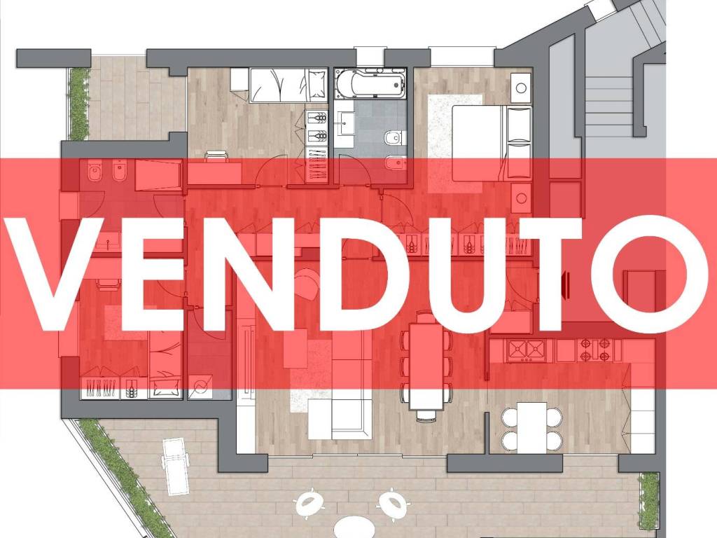 appartamento in vendita a Saronno