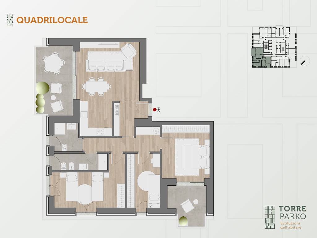 appartamento in vendita a Saronno