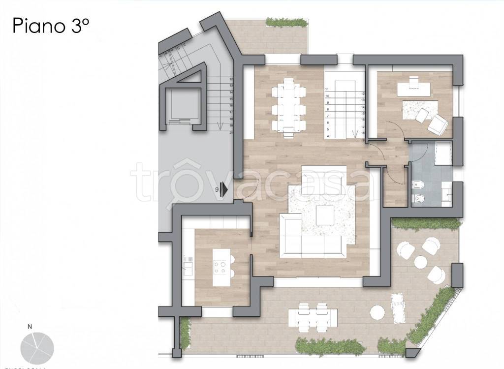 appartamento in vendita a Saronno