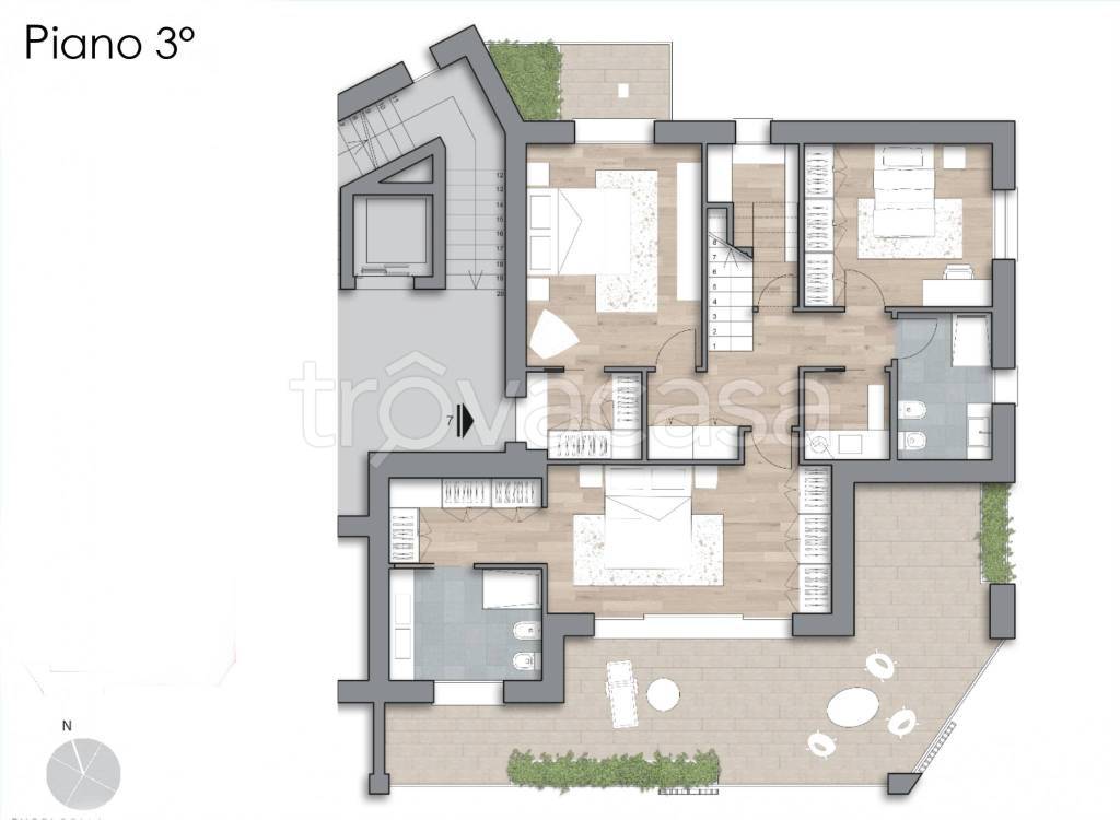 appartamento in vendita a Saronno