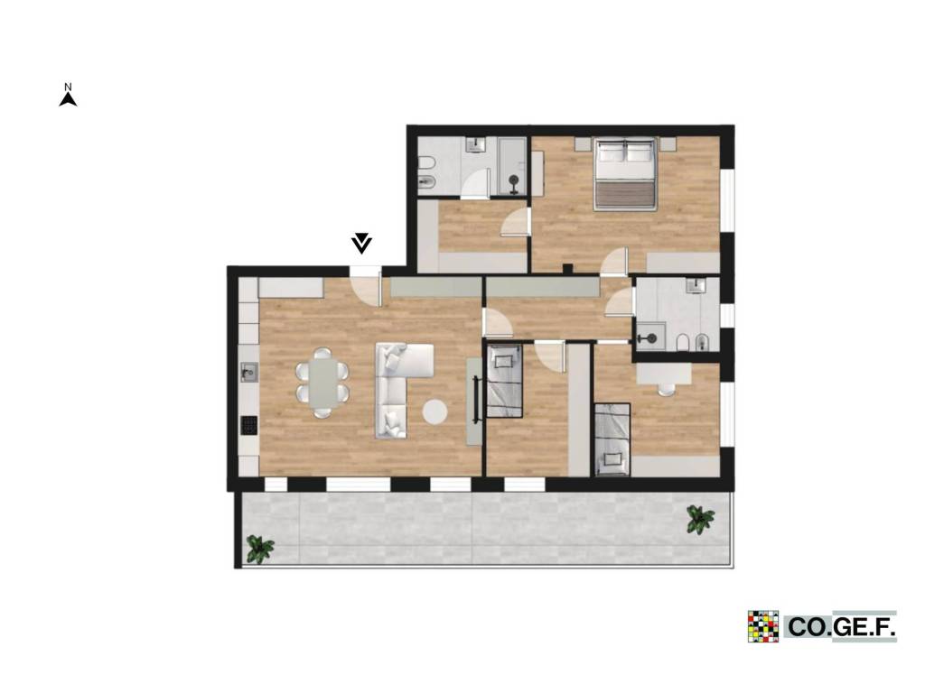 appartamento in vendita a Saronno