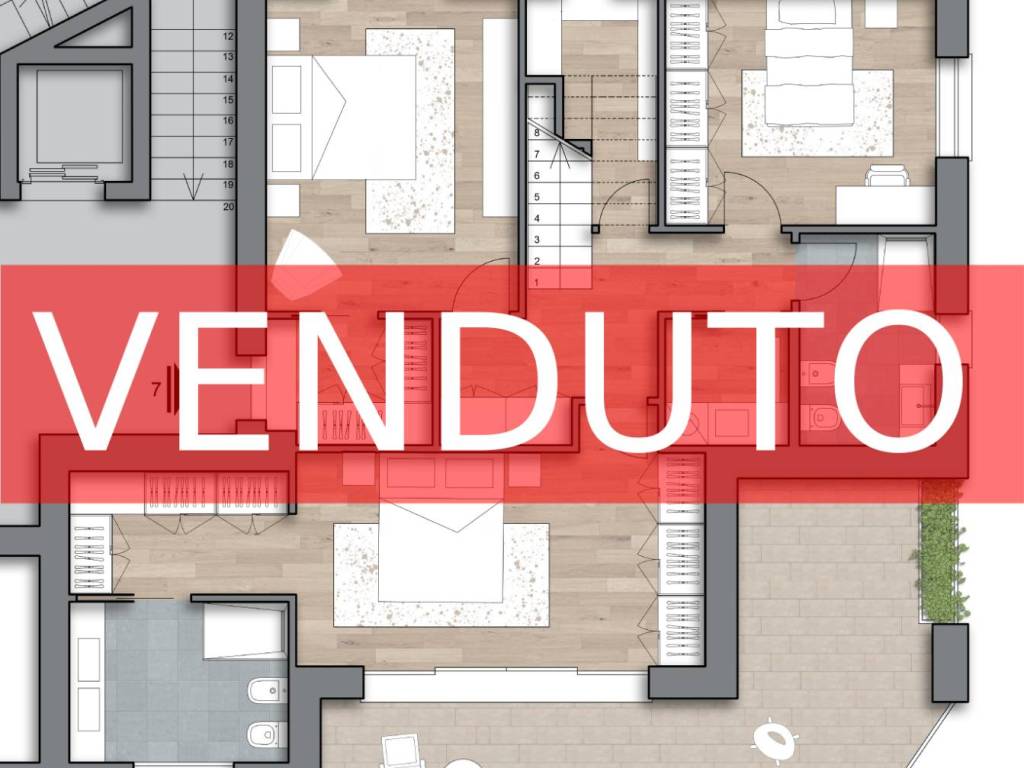 appartamento in vendita a Saronno