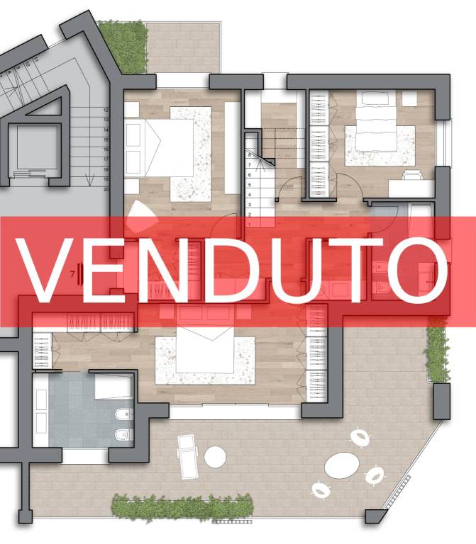 appartamento in vendita a Saronno