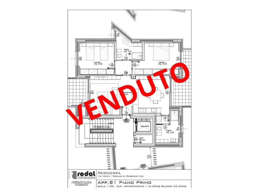 appartamento in vendita a Saronno in zona Campo dei Fiori