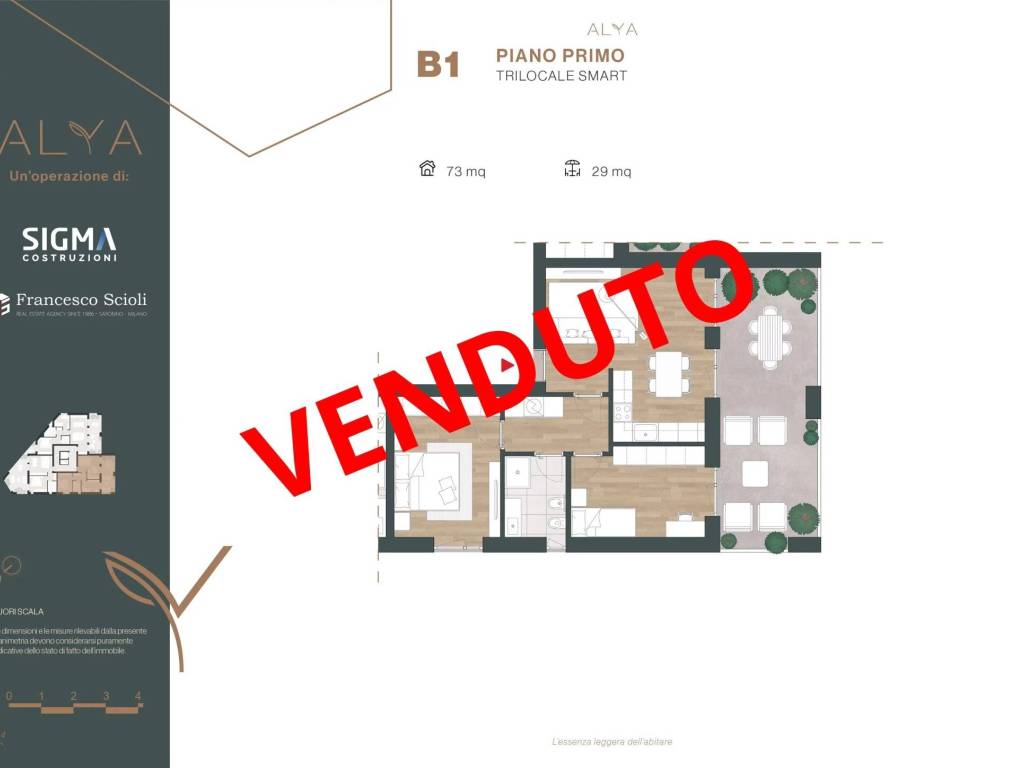 appartamento in vendita a Saronno in zona Campo dei Fiori