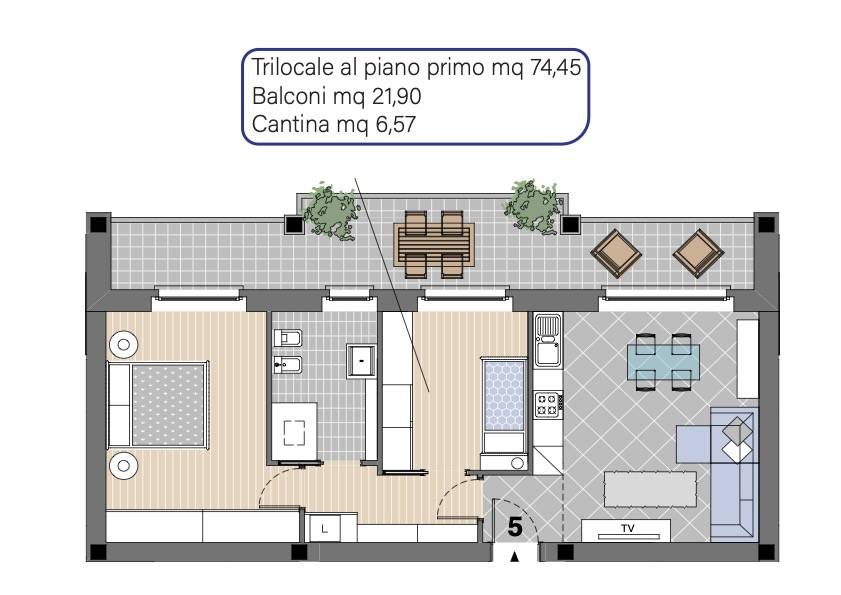 appartamento in vendita a Solbiate Olona