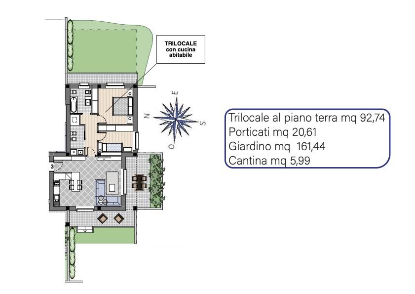 appartamento in vendita a Solbiate Olona