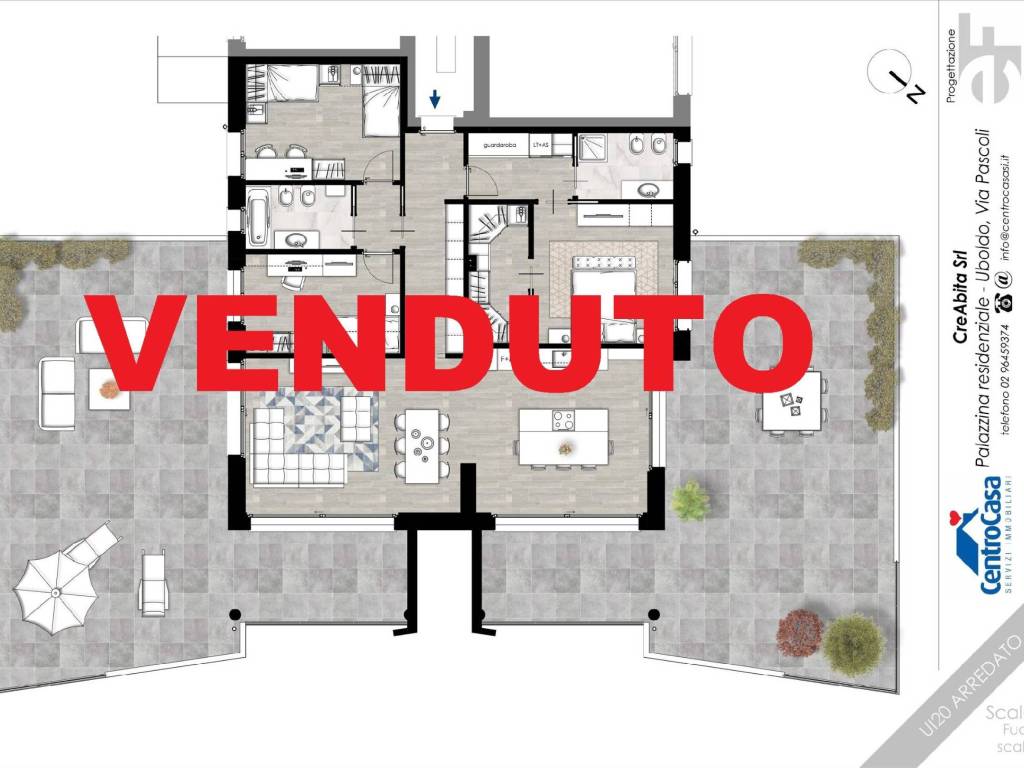 appartamento in vendita ad Uboldo