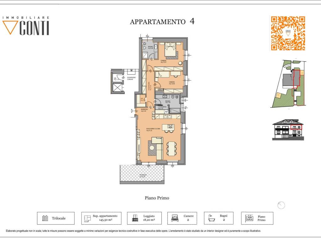 appartamento in vendita a Varese in zona Brunella