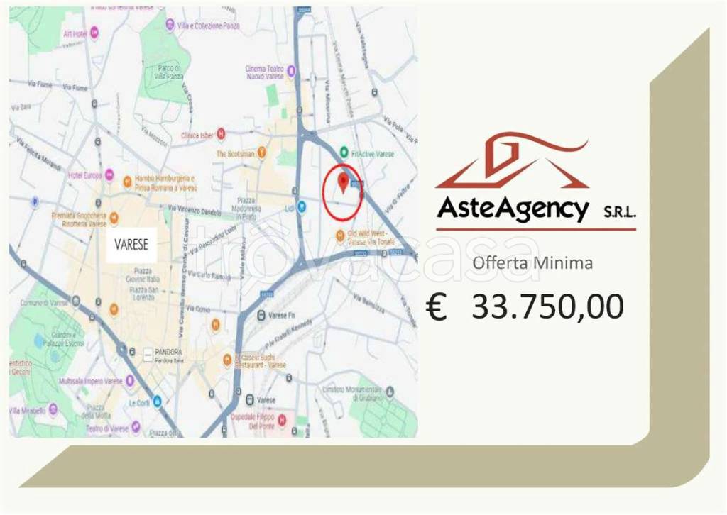 appartamento in vendita a Varese in zona Biumo