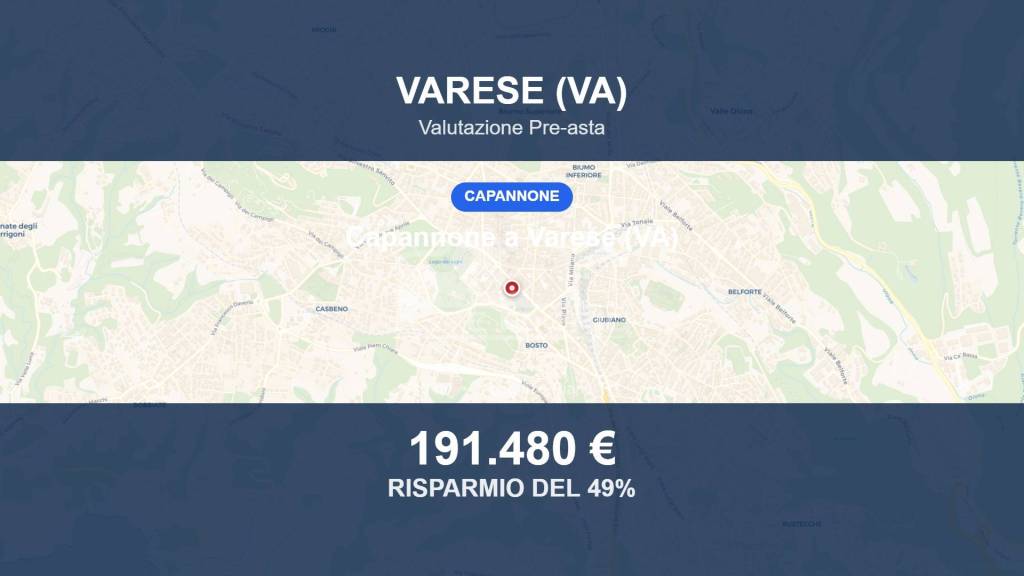 locale commerciale in vendita a Varese