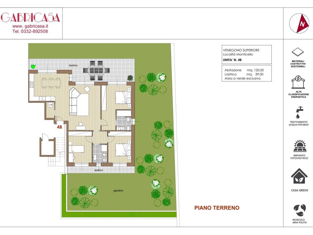 appartamento in vendita a Venegono Superiore