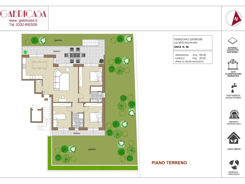 appartamento in vendita a Venegono Superiore in zona San Martino